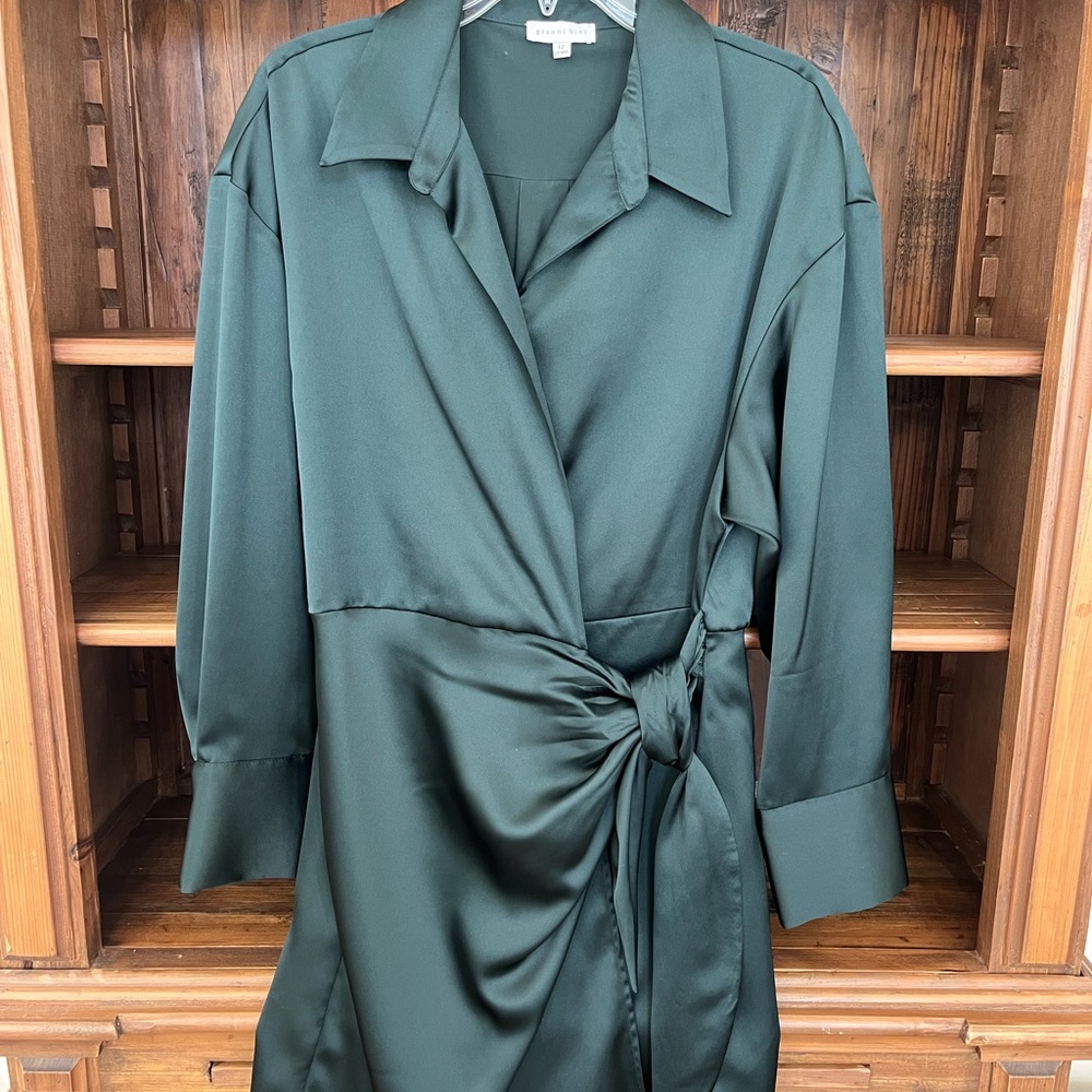 Gianni Bini Dark Green Mini Dress
